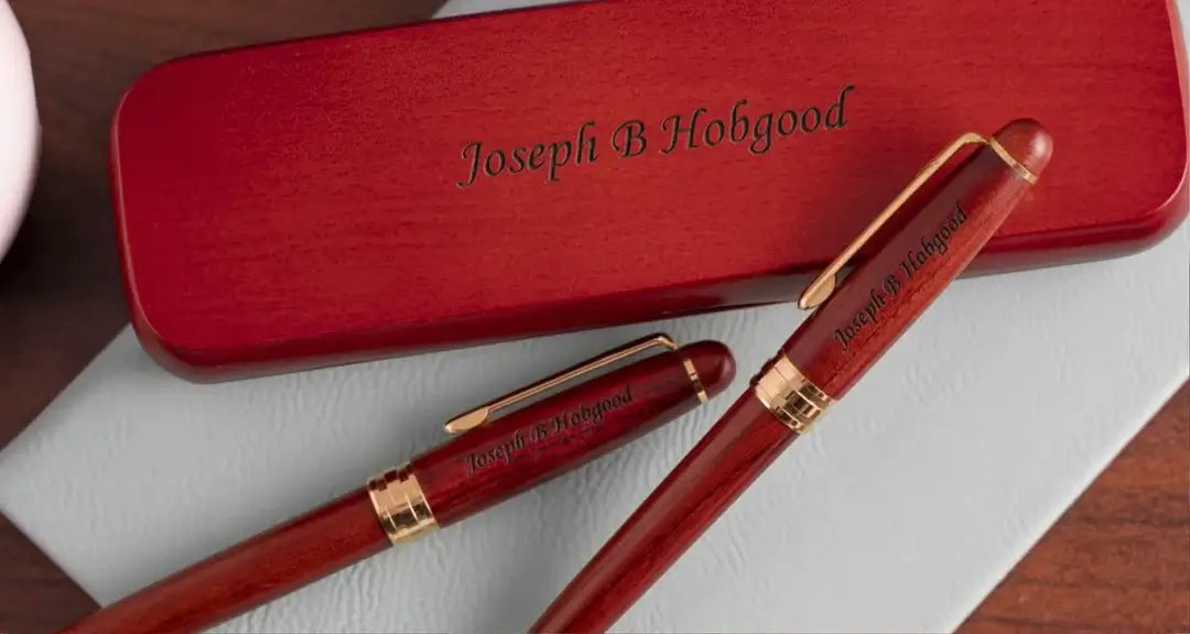 Pen Holder World's Best Boss Personalised Wooden Pen 