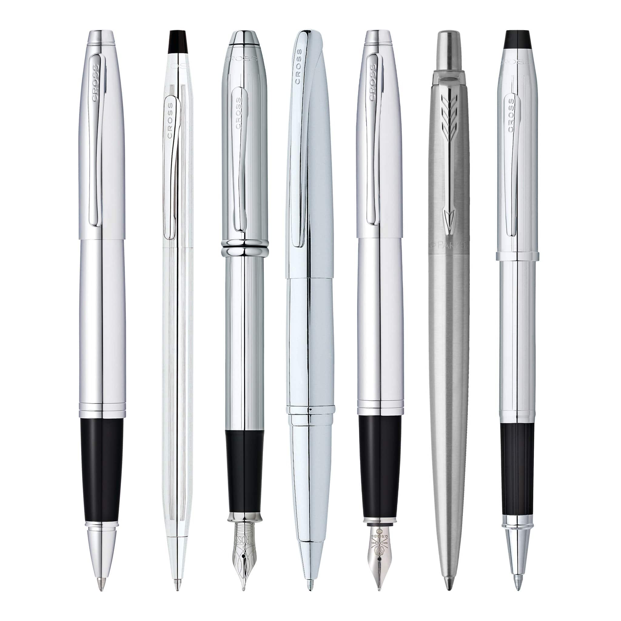 Lustrous Chrome Pen & Pencil Set: Cross Century Elegance - Dayspring Pens