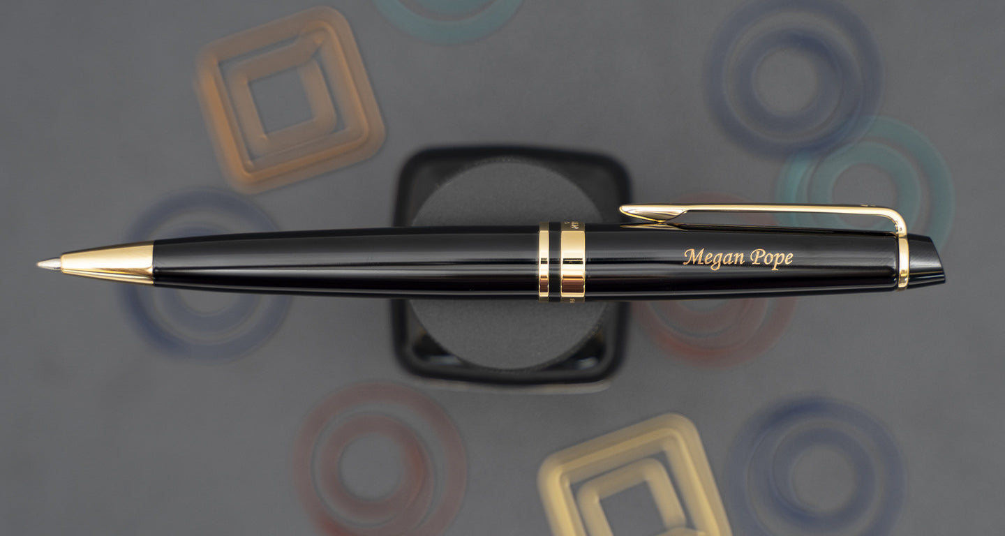 Executive Gift Shoppe | Personalized Cherrywood Double Ballpoint Pen Set with Free Engraving
