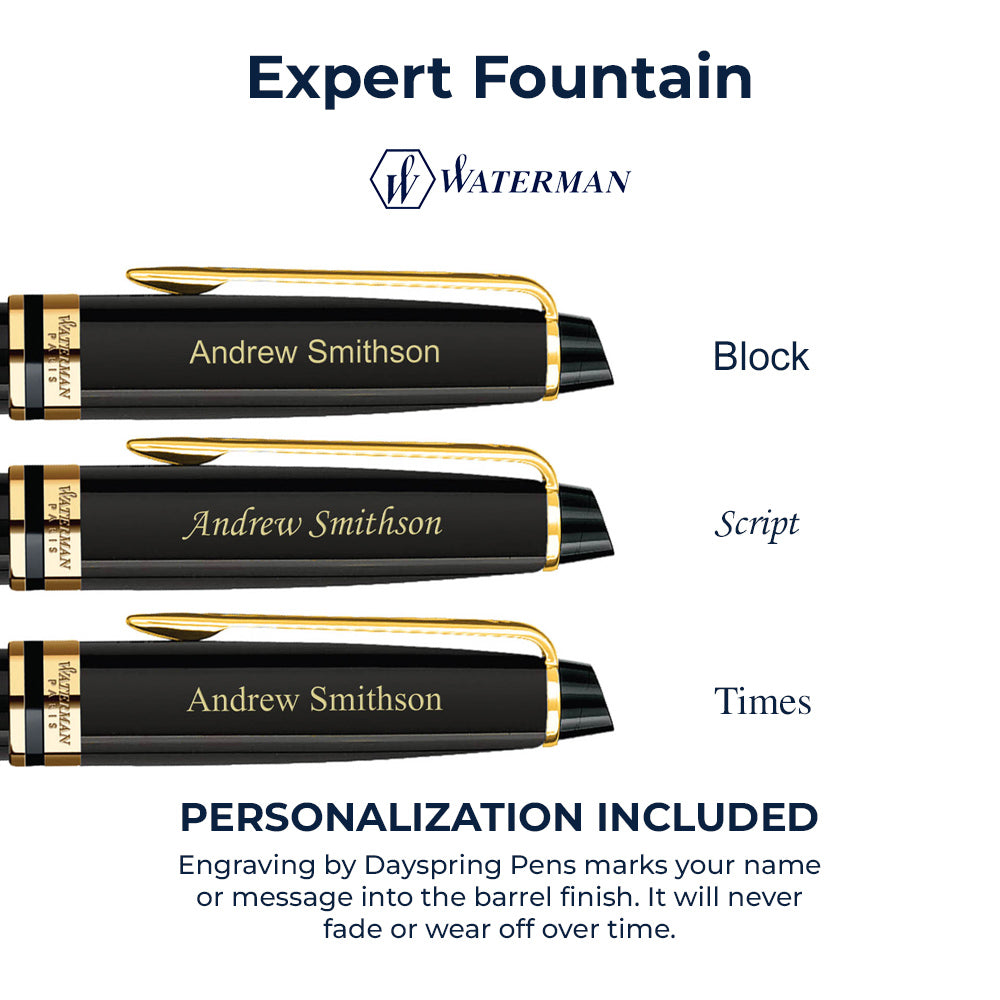 Custom Engraved Fountain Pens - Dayspring Pens