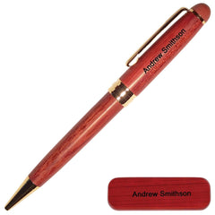 Corporate Rosewood Pen with Wooden Gift Box